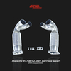 High-flow downpipe enhances turbo response and supports 991.2 exhaust and Porsche 911 exhaust system upgrades.